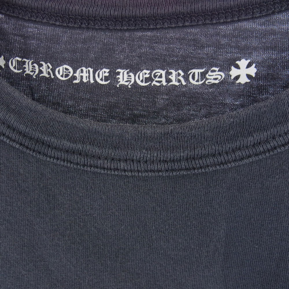 CHROME HEARTS クロムハーツ（原本無） 国内正規品 レディース ホースシュー プリント 半袖 Tシャツ グレー系 M【中古】