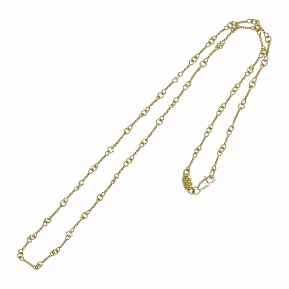 CHROME HEARTS クロムハーツ（原本有） 22K NECKCHAIN T16 16inch ツイストチェーン ネックレス 16インチ ゴールド系【中古】