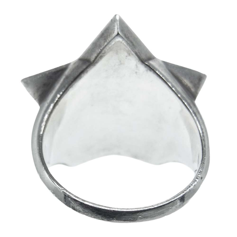 WACKO MARIA ワコマリア × WOLF'S HEAD STAR RING ウルフズヘッド スター リング シルバー系 18.5号【中古】