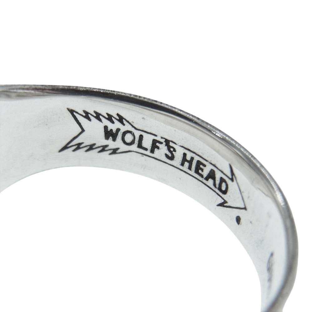 WACKO MARIA ワコマリア × WOLF'S HEAD STAR RING ウルフズヘッド スター リング シルバー系 18.5号【中古】