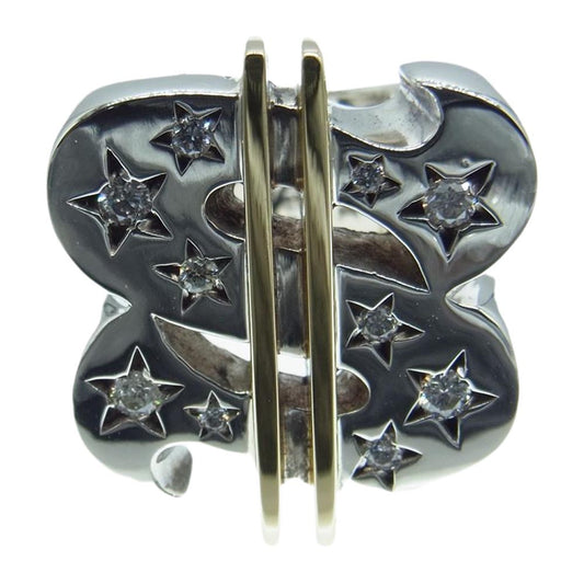 TENDERLOIN テンダーロイン 新品仕上げ済 T-＄RING ダラー シルバー 8K ダイヤ リング シルバー系 18号【中古】