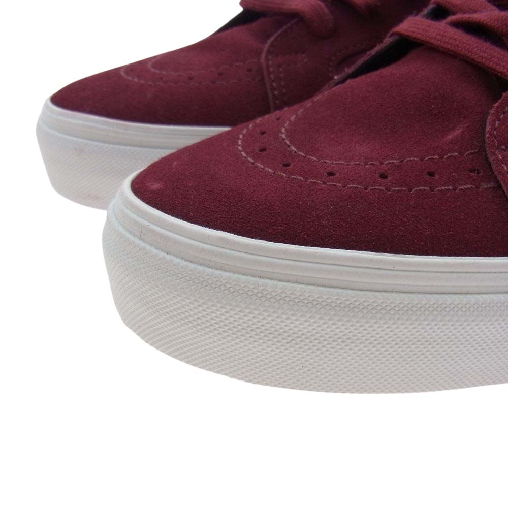 WTAPS ダブルタップス VN-OPW75Z6 × VANS バンズ SK8-Hi OG S スケート ハイ オージー スニーカー ワインレッド系 28cm【極上美品】【中古】