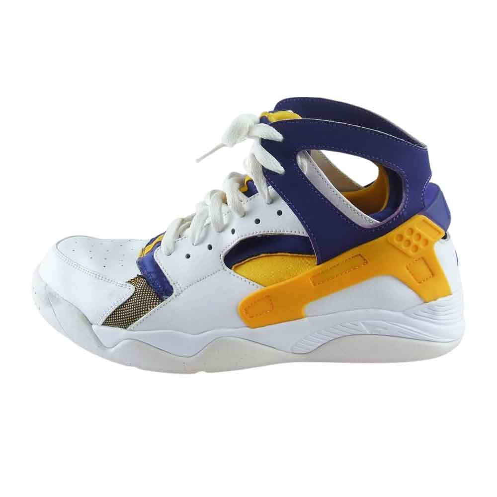 NIKE ナイキ 705005-101 AIR FLIGHT HUARACHE WHITE GAME ROYAL エア フライト ハラチ ホワイト ゲーム ロイヤル スニーカー ホワイト系 28.5cm【中古】