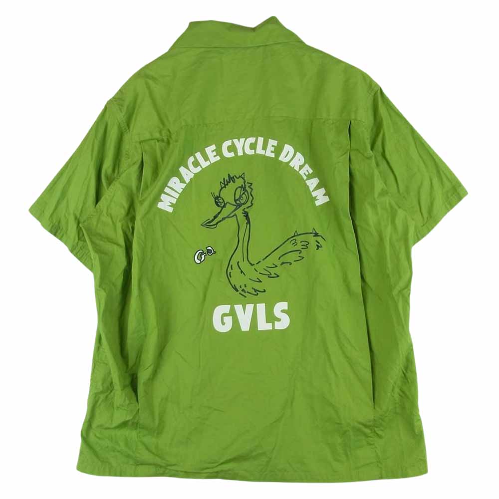 GAVIAL ガヴィル 23SS GVL-23SST-0564 S/S BOWLING SHIRTS ボーリング 半袖 シャツ グリーン系【中古】