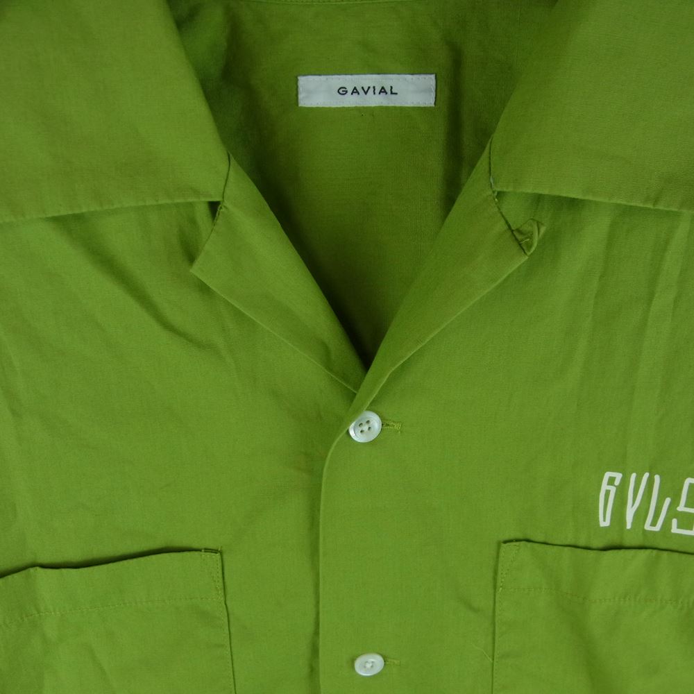 GAVIAL ガヴィル 23SS GVL-23SST-0564 S/S BOWLING SHIRTS ボーリング 半袖 シャツ グリーン系【中古】