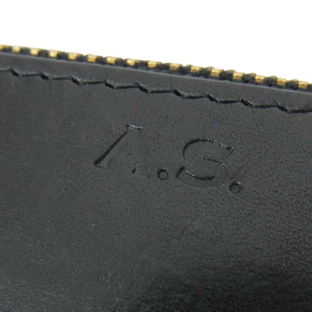 アーツ&サイエンス レザー ペンケース ブラック系【中古】