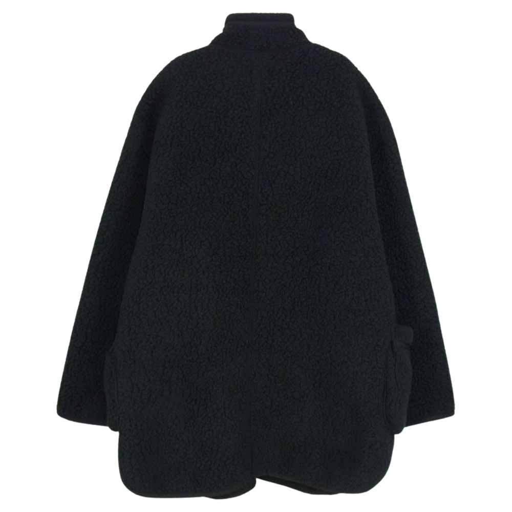 PORTER CLASSIC ポータークラシック 21AW FLEECE SHIRT JACKET フリース シャツ ジャケット ブラック系 3【中古】