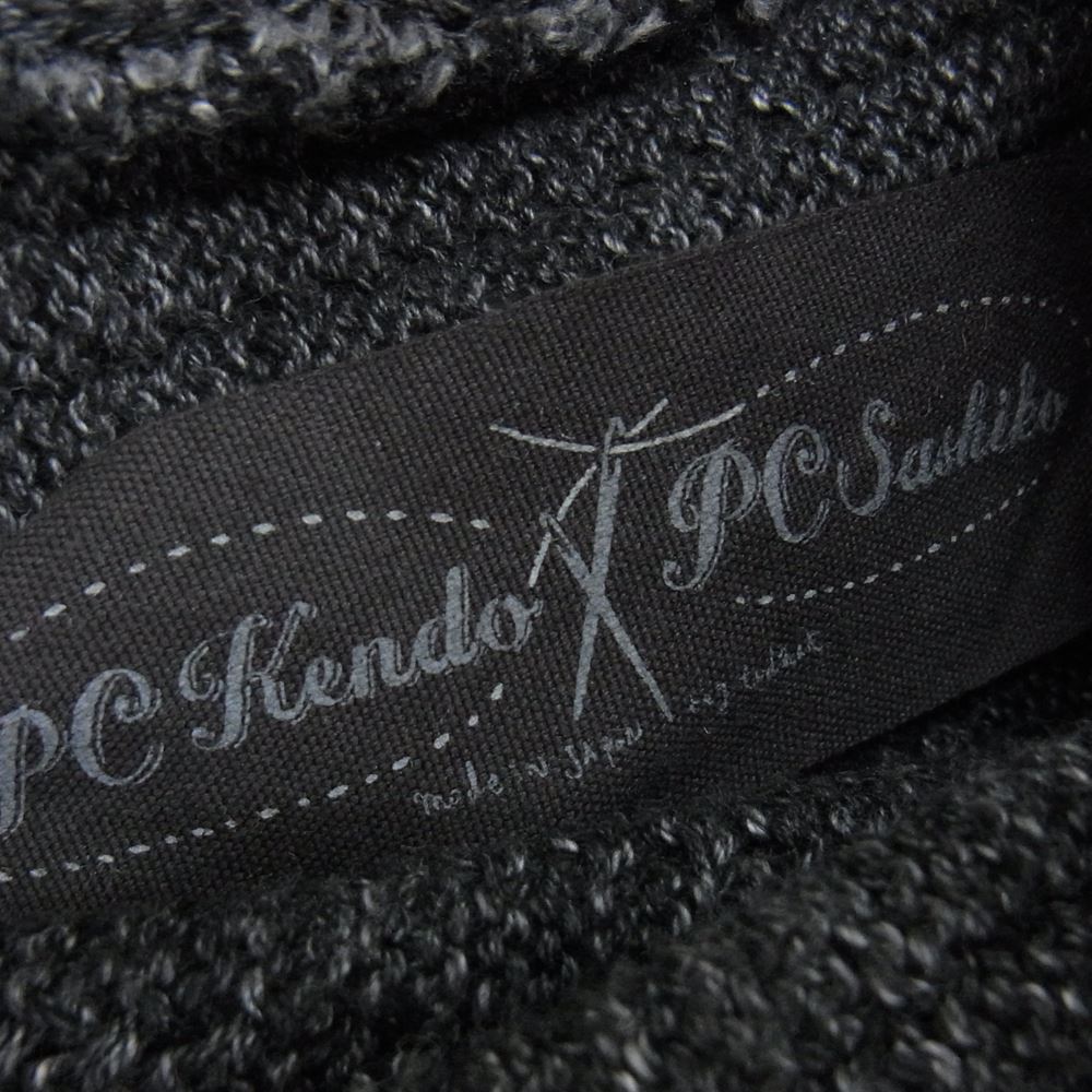 PORTER CLASSIC ポータークラシック 22AW BEATNIK KENDO KNIT ビートニク ケンドー ニット チャコール系 M【中古】
