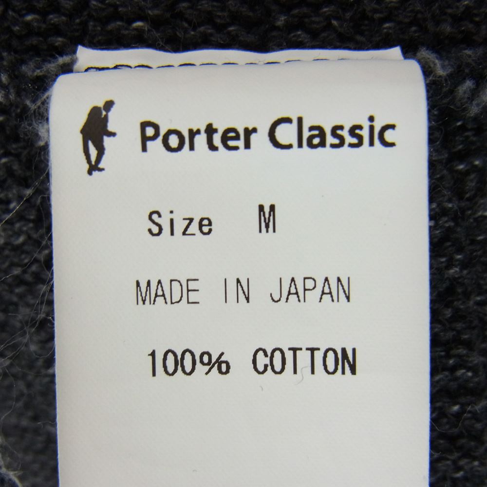 PORTER CLASSIC ポータークラシック 22AW BEATNIK KENDO KNIT ビートニク ケンドー ニット チャコール系 M【中古】