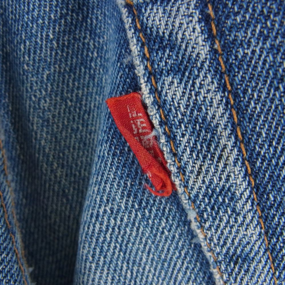 Levi's リーバイス 505 0217 ボタン裏5 BIGE 片面タブ 42TALON ジップ インディゴブルー系 W28L28【中古】