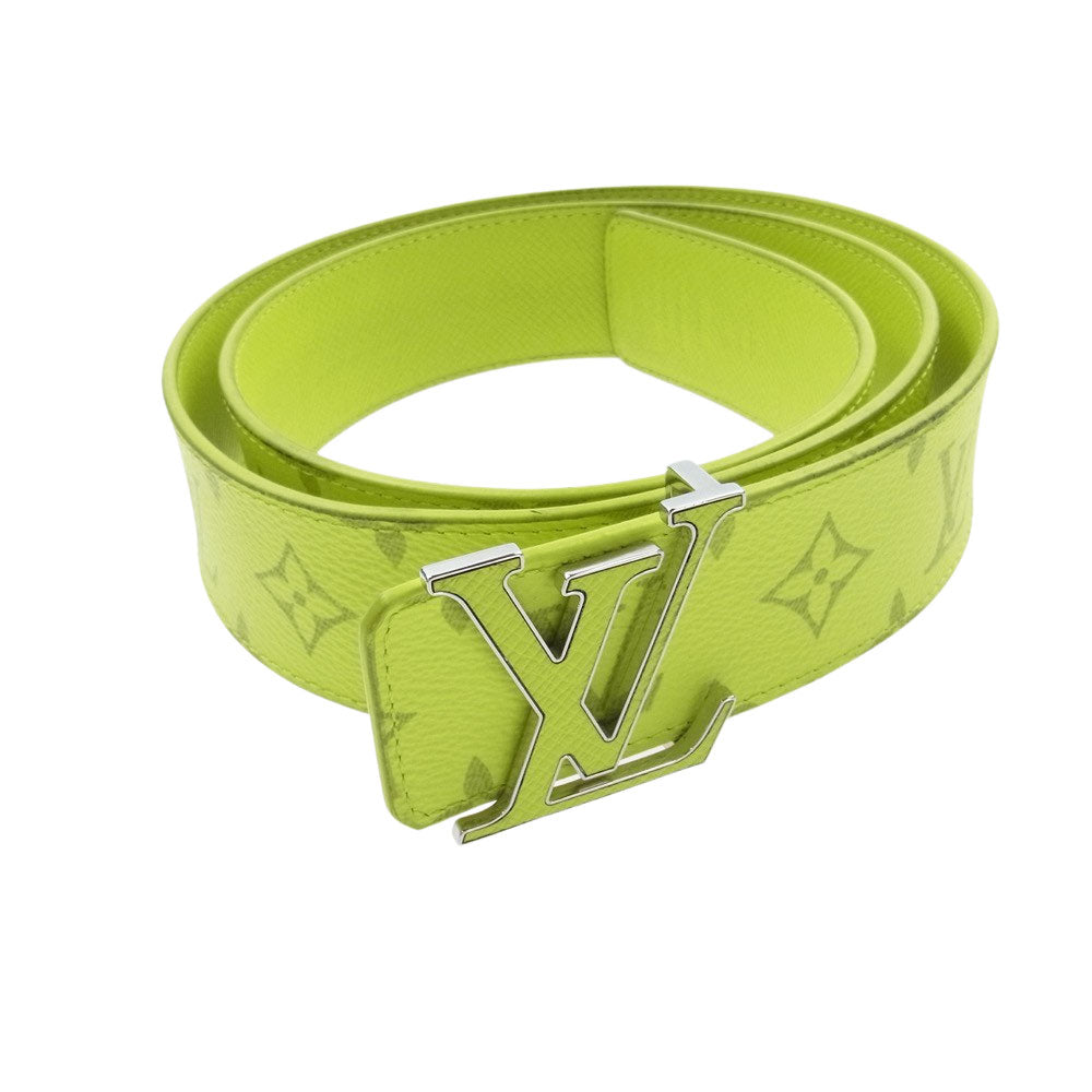 LOUIS VUITTON ルイ・ヴィトン M0160U サンチュール LV イニシャル 40MM リバーシブル モノグラム ベルト イエロー系【中古】
