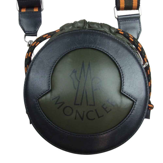 MONCLER モンクレール GROUPIE グルーピー クロス ボディ バッグ ショルダー カーキ系【中古】