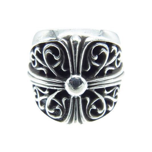 CHROME HEARTS クロムハーツ（原本無） CLASSIC OVAL クラシックオーバルクロス リング 約18.5号【中古】