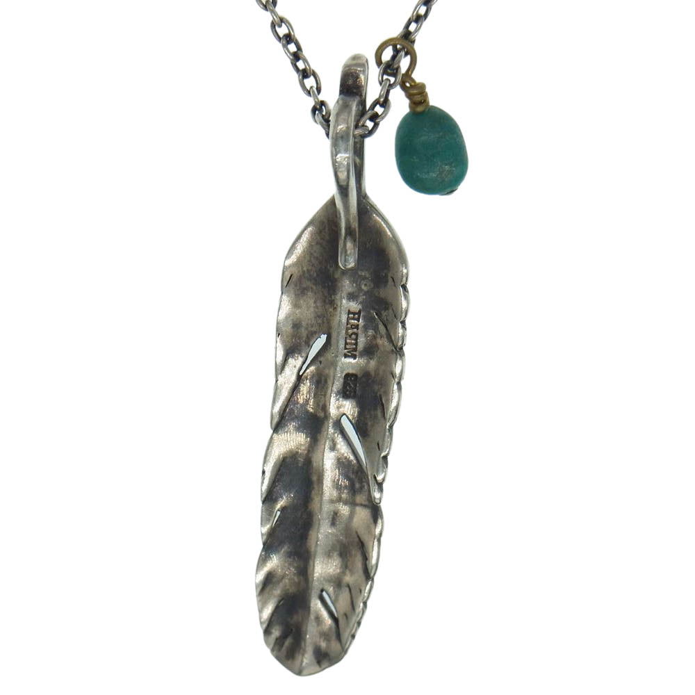ハリム FEATHER CENTER S フェザー ネックレス シルバー系【中古】