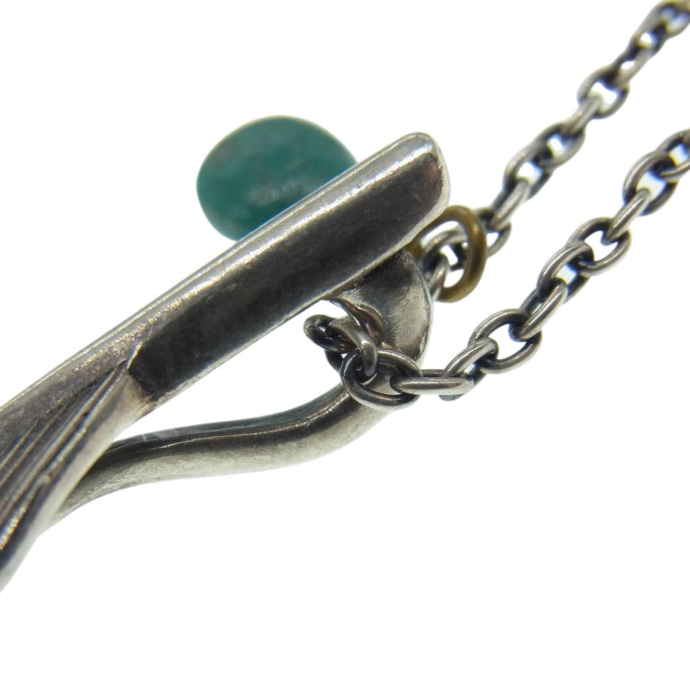 ハリム FEATHER CENTER S フェザー ネックレス シルバー系【中古】