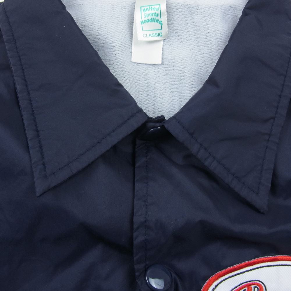 ポークチョップ ナイロン コーチ ジャケット ネイビー系【中古】