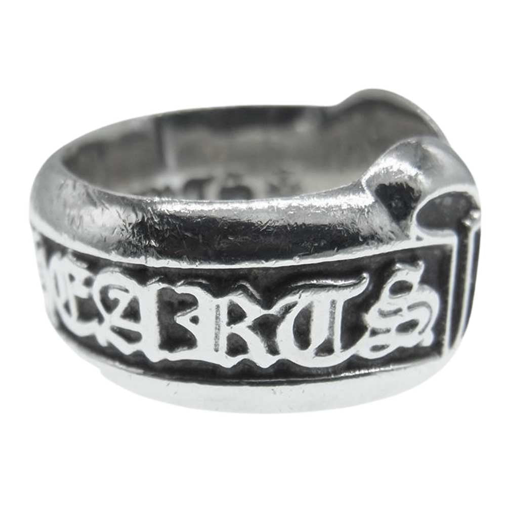 CHROME HEARTS クロムハーツ（原本有） スモール スクロール ラベル リング シルバー系 12号【中古】