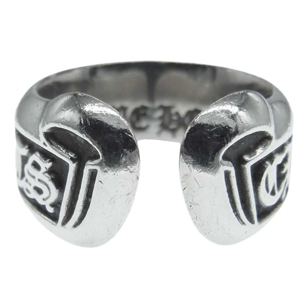 CHROME HEARTS クロムハーツ（原本有） スモール スクロール ラベル リング シルバー系 12号【中古】