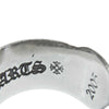 CHROME HEARTS クロムハーツ（原本有） スモール スクロール ラベル リング シルバー系 12号【中古】