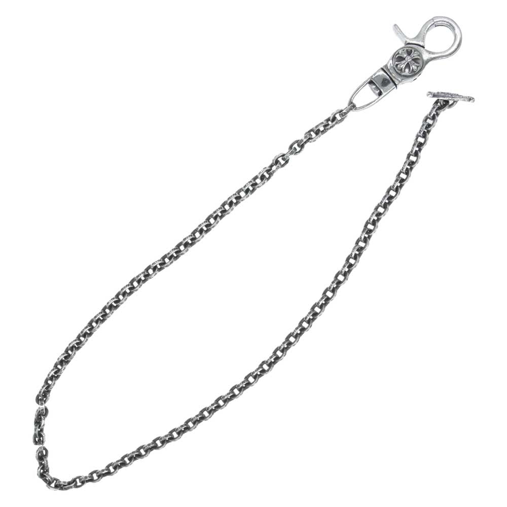 CHROME HEARTS クロムハーツ（原本有） PPR CHN W SCRL CATCH クリップ Tバー ペーパー ウォレットチェーン シルバー系【中古】