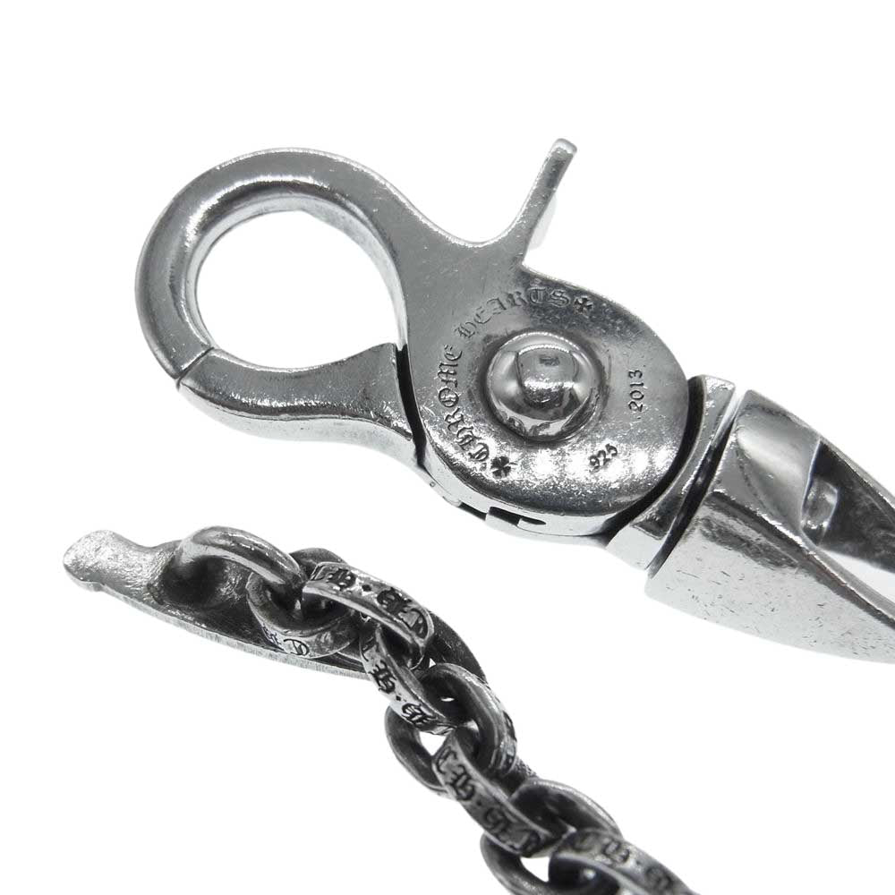 CHROME HEARTS クロムハーツ（原本有） PPR CHN W SCRL CATCH クリップ Tバー ペーパー ウォレットチェーン シルバー系【中古】