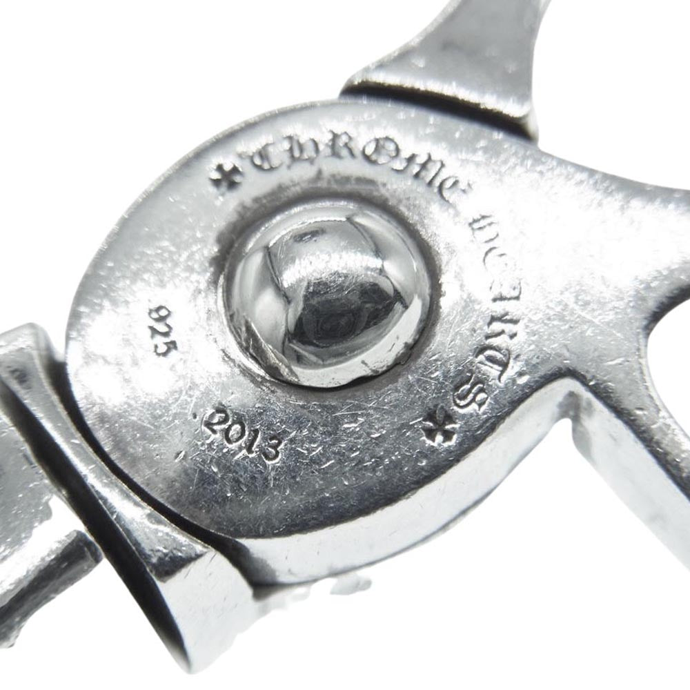 CHROME HEARTS クロムハーツ（原本有） PPR CHN W SCRL CATCH クリップ Tバー ペーパー ウォレットチェーン シルバー系【中古】