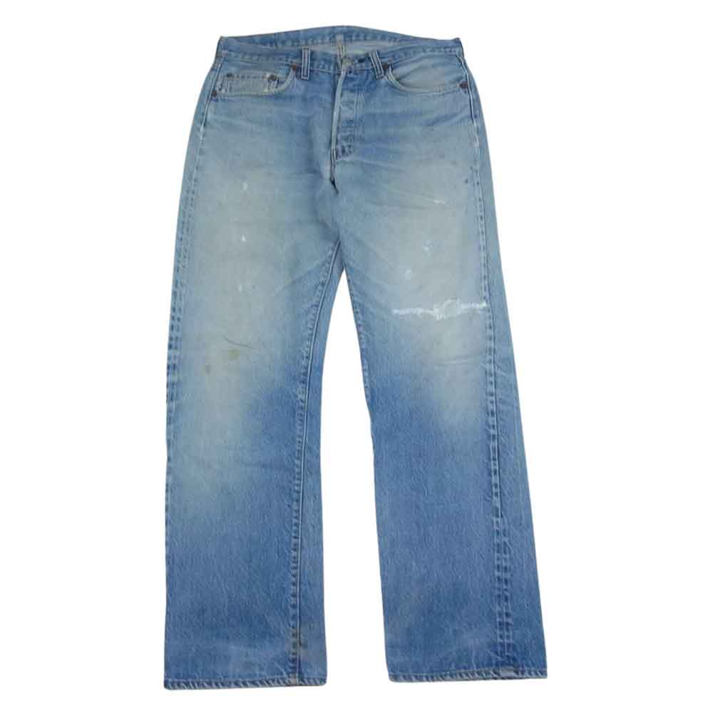 Levi's リーバイス 501 66後期 スモールe ボタン裏刻印6 デニム パンツ インディゴブルー系【中古】
