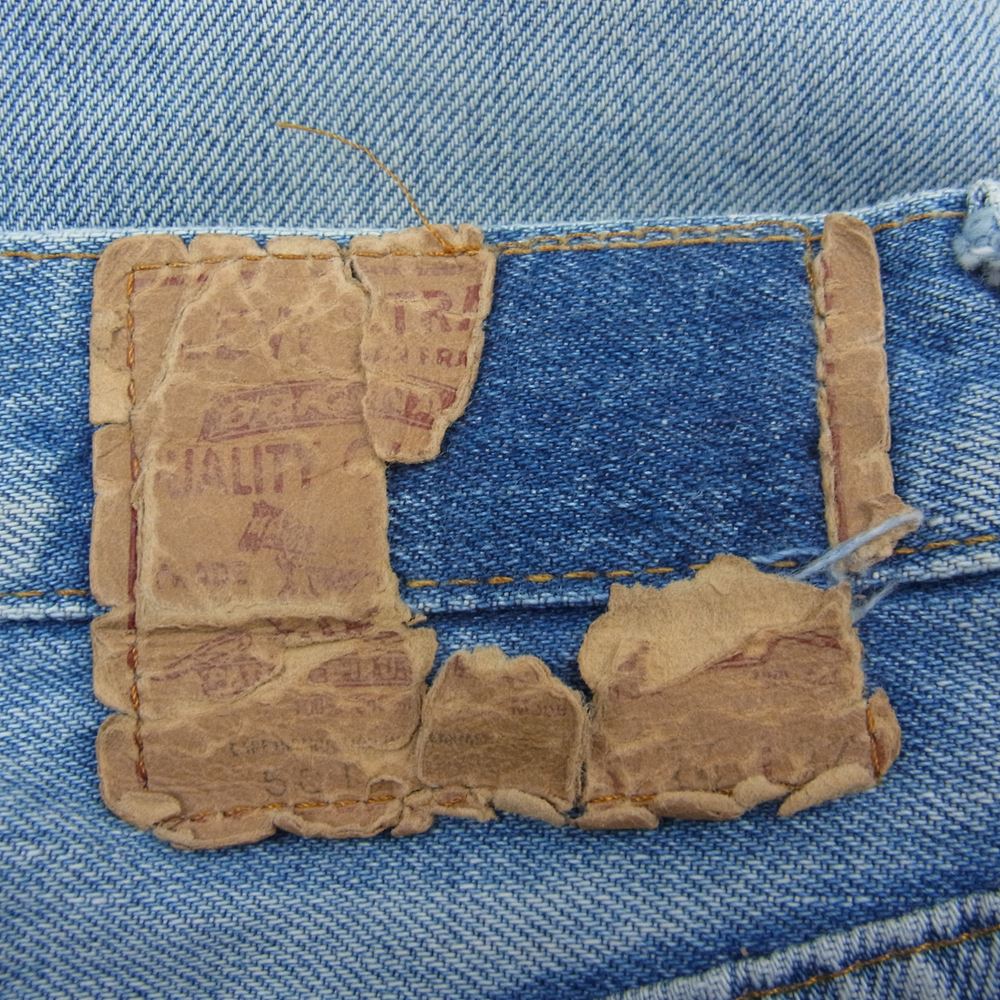 Levi's リーバイス 501 66後期 スモールe ボタン裏刻印6 デニム パンツ インディゴブルー系【中古】