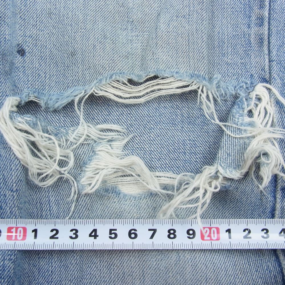 Levi's リーバイス 501 66前期 スモールe ボタン裏刻印6 デニム パンツ インディゴブルー系【中古】