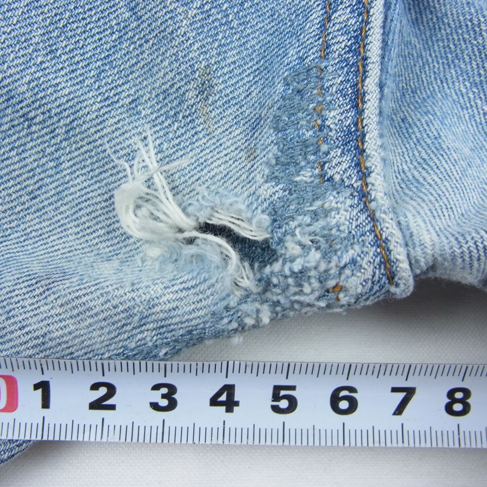 Levi's リーバイス 501 66前期 スモールe ボタン裏刻印6 デニム パンツ インディゴブルー系【中古】