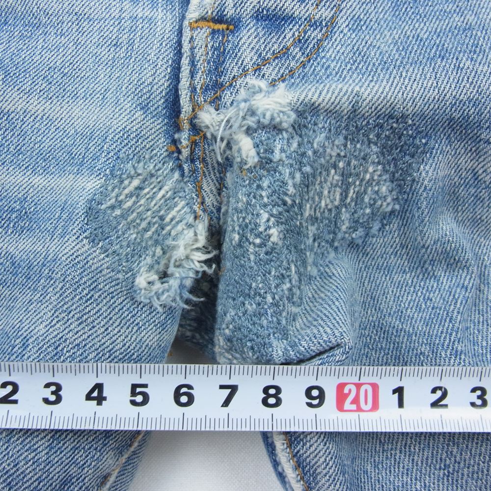 Levi's リーバイス 501 66前期 スモールe ボタン裏刻印6 デニム パンツ インディゴブルー系【中古】