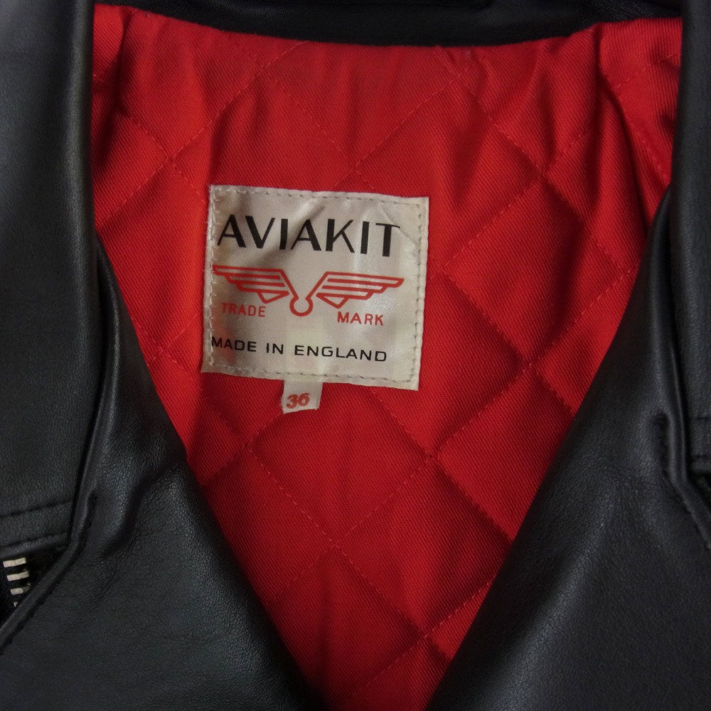 Lewis Leathers ルイスレザー 391 LIGHTNING ライトニング レザーライダース ジャケット ブラック系 36【中古】