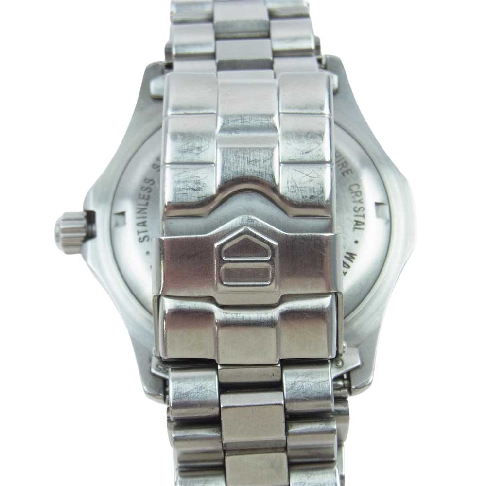TAG HEUER タグホイヤー  WK1110-0 2000シリーズ 200m プロフェッショナル クオーツ カレンダー 黒文字盤 シルバー シルバー系【中古】