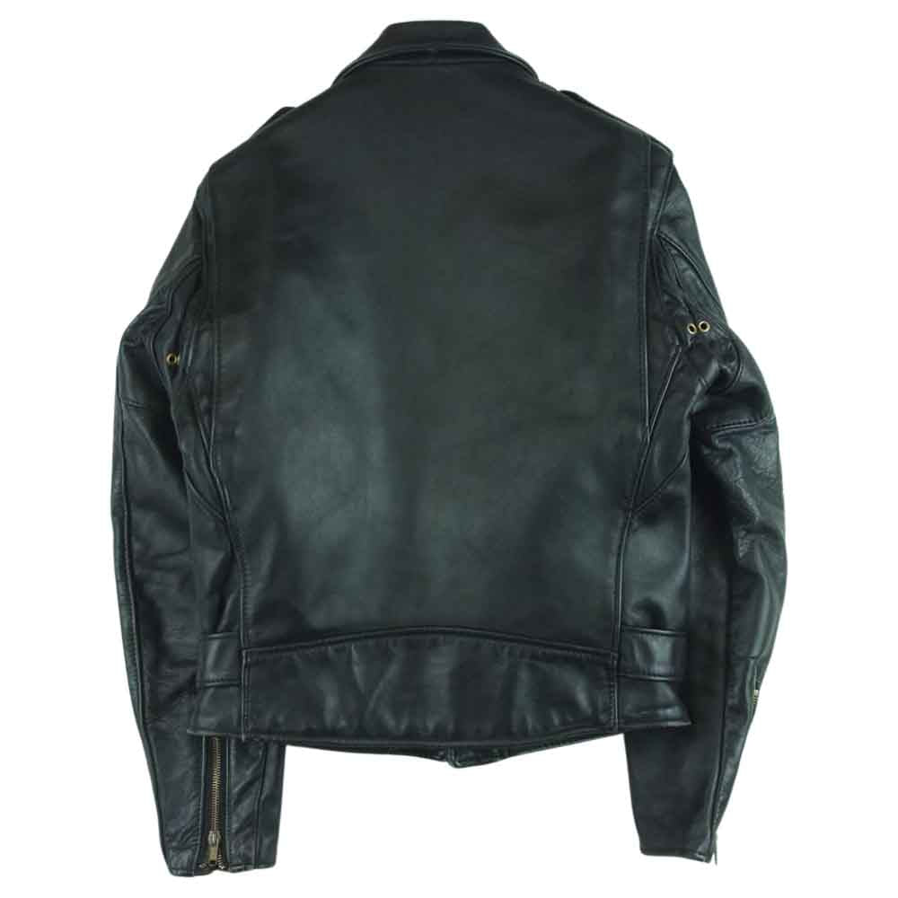 schott ショット 613 ヴィンテージ 70s USA製 ONE STAR DOUBLE RIDERS 牛タグ ワンスター ダブル ライダース ジャケット ブラック系 36【中古】