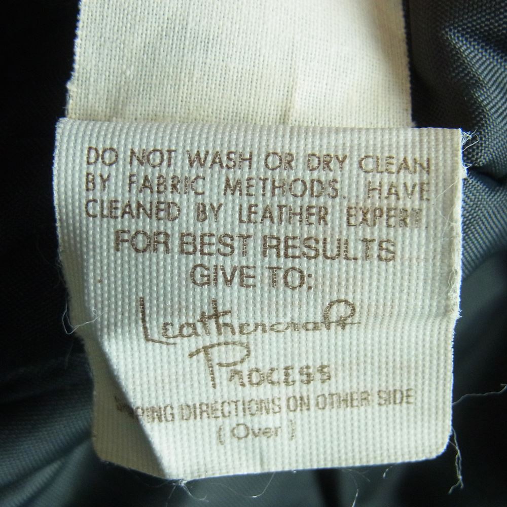 schott ショット 613 ヴィンテージ 70s USA製 ONE STAR DOUBLE RIDERS 牛タグ ワンスター ダブル ライダース ジャケット ブラック系 36【中古】