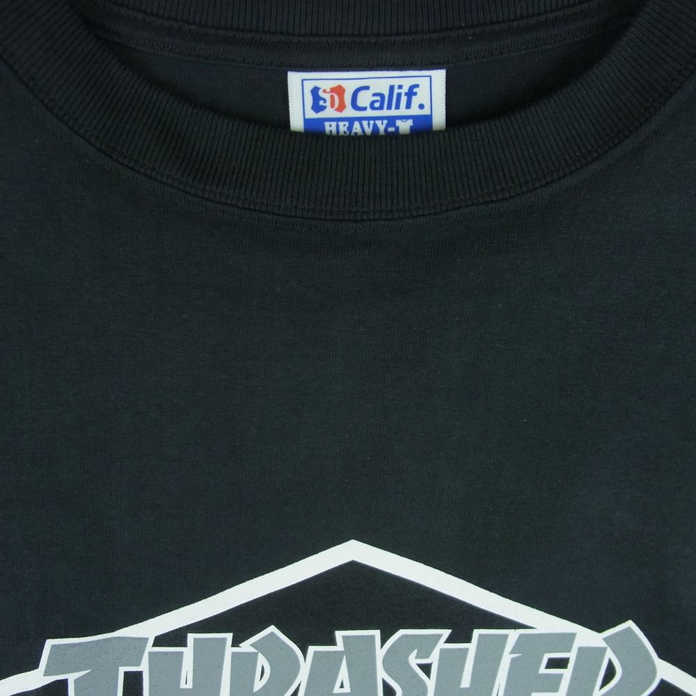 STANDARD CALIFORNIA スタンダードカリフォルニア THRASHER スラッシャー Diamond Logo 半袖 Tシャツ ブラック系 M 38 - 40【美品】【中古】
