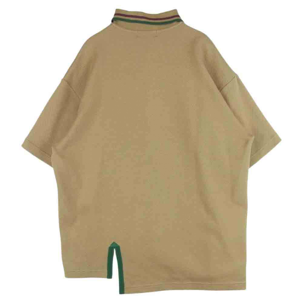 kolor カラー 20SS 20SCM-T03202 ビッグカノコ POLO 半袖 ポロ シャツ