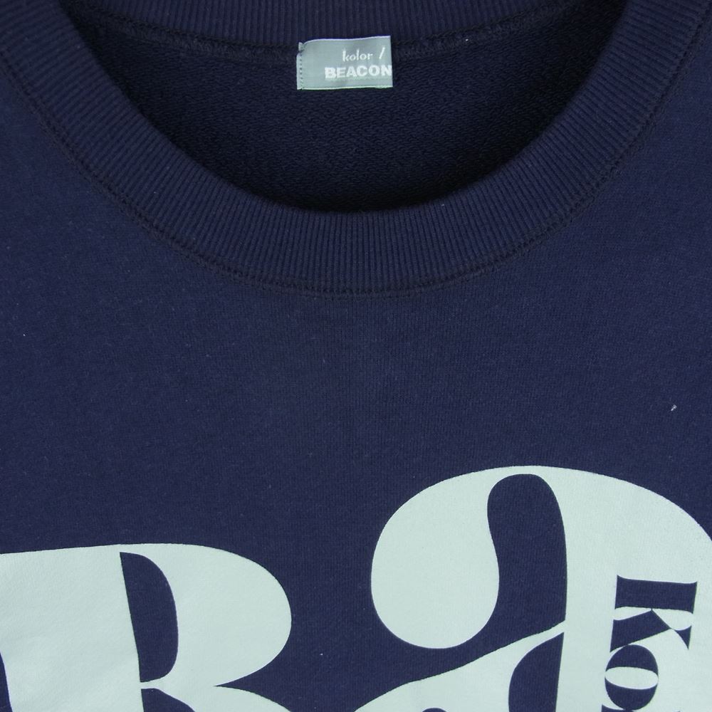 kolor カラー 23SS 23SBM-T01231 BEACON ビーコン TOPS C-Purple スウェット トレーナー コットン 日本製 パープル系 1【中古】