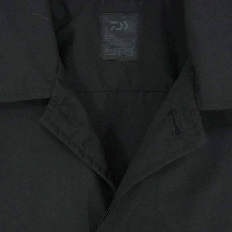 ダイワピア39 BE-85221S TECH FRENCH MIL FIELD SHIRTS S/S テック フレンチ ミル フィールド 半袖 シャツ ブラック系 M【中古】