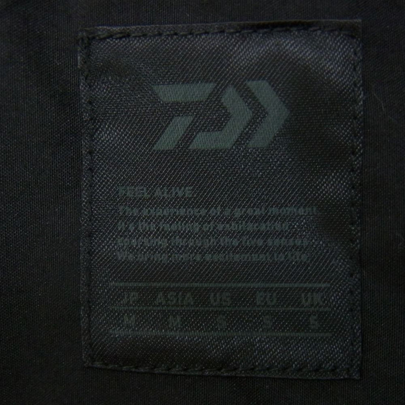 ダイワピア39 BE-85221S TECH FRENCH MIL FIELD SHIRTS S/S テック フレンチ ミル フィールド 半袖 シャツ ブラック系 M【中古】