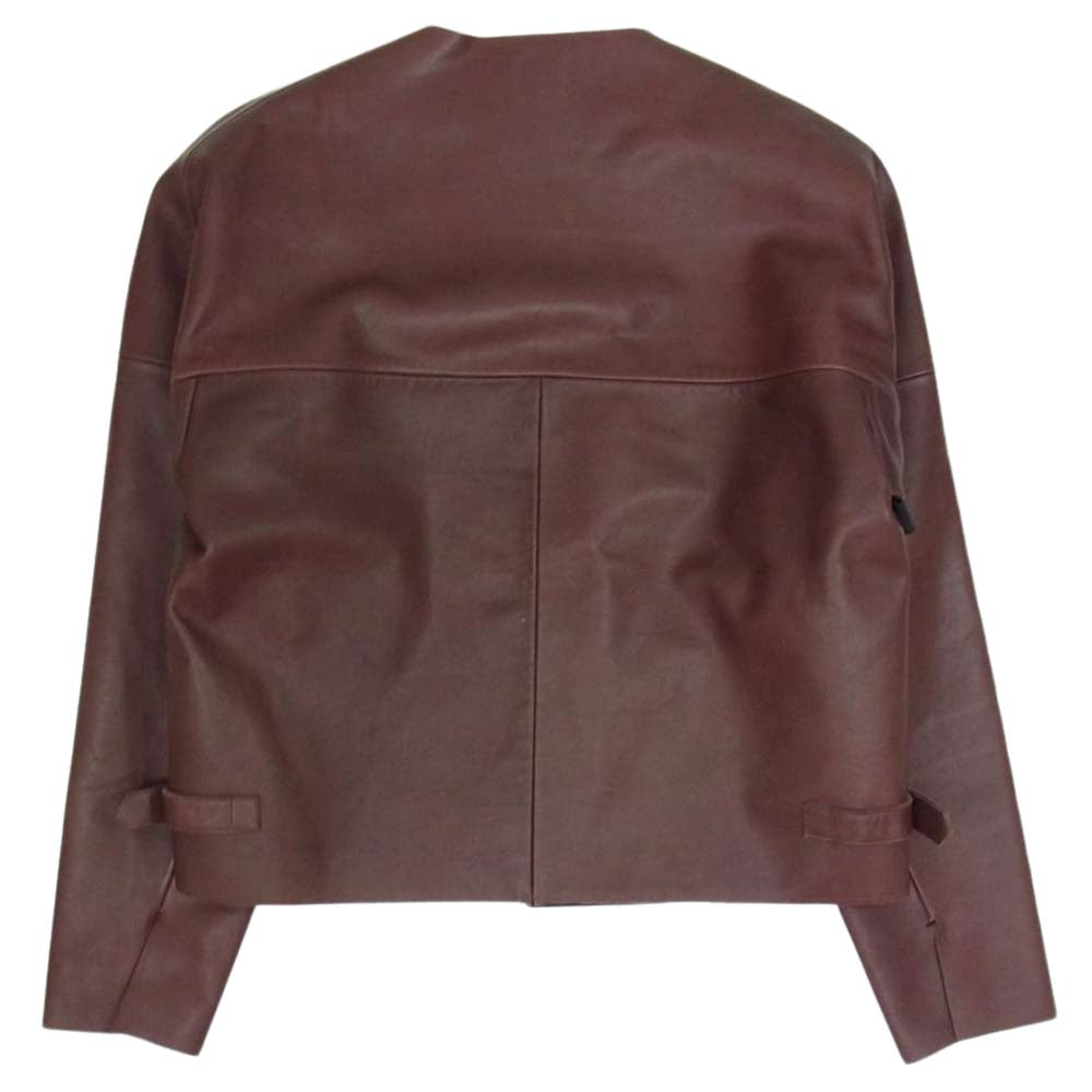SUNSEA サンシー 21SS 吾亦紅別注 MOTOR CYCLE W JACKET モーター サイクル ダブル ジャケット ブラウン系 サイズ表記無【美品】【中古】