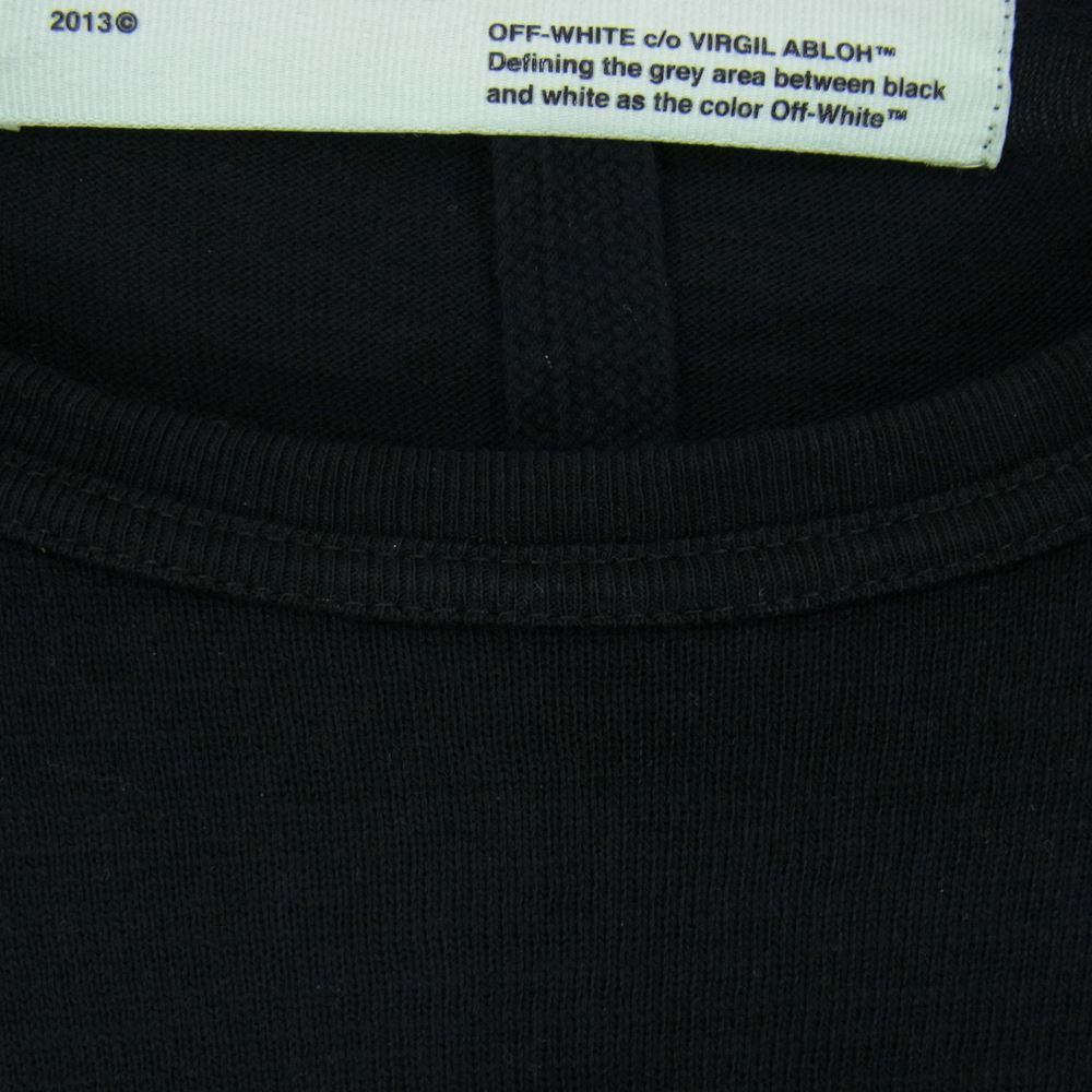 OFF-WHITE オフホワイト 18SS omab001s18001012  DIAG MONALISA L/S TEE モナリザ 長袖 Tシャツ カットソー ブラック系 M【中古】