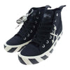 OFF-WHITE オフホワイト omia119f21fab0011001 Vulcanized Mid Top バルカナイズ ミッド スニーカー ブラック系 ホワイト系 44【中古】