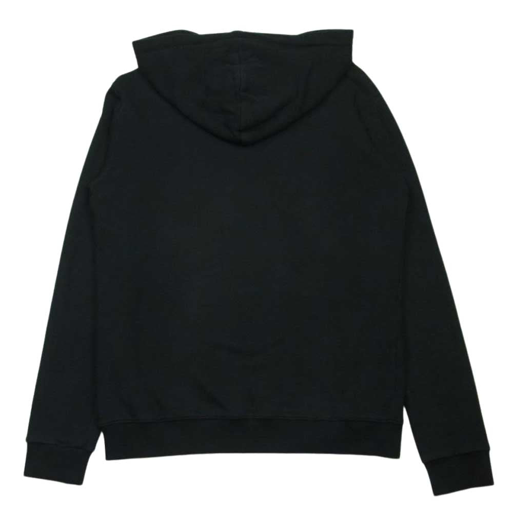 SAINT LAURENT サンローラン 464581 yb2pg RIVE GAUCHE HOODIE ロゴ プルオーバー スウェット パーカー ブラック系 M【中古】