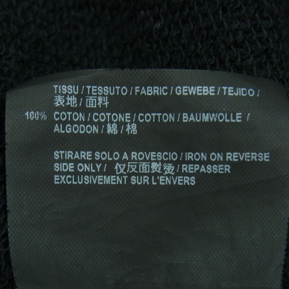 SAINT LAURENT サンローラン 464581 yb2pg RIVE GAUCHE HOODIE ロゴ プルオーバー スウェット パーカー ブラック系 M【中古】