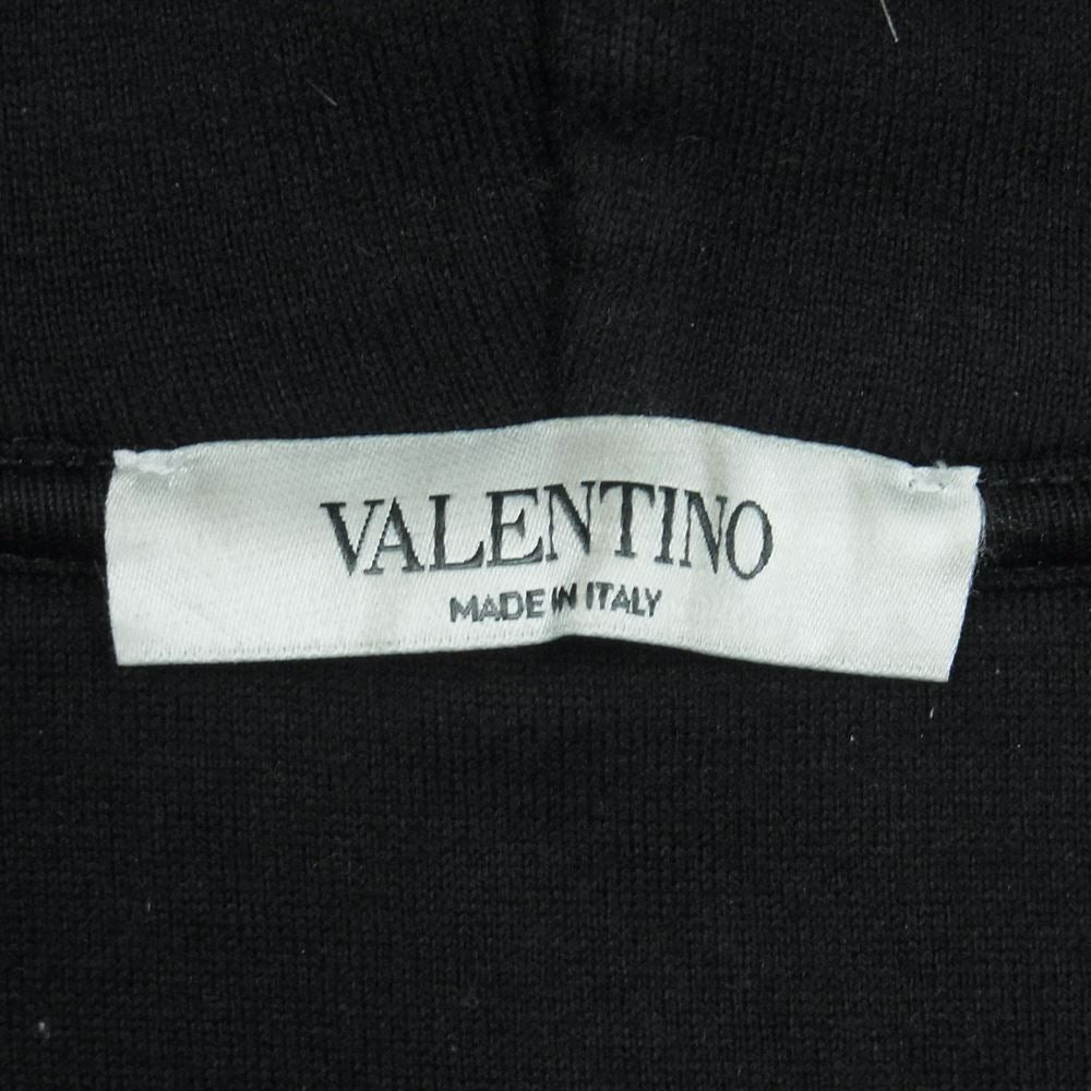 VALENTINO ヴァレンティノ 20AW uv3mf15n6m1 ロゴ プルオーバー スウェット パーカー イタリア製 ブラック系 M【中古】