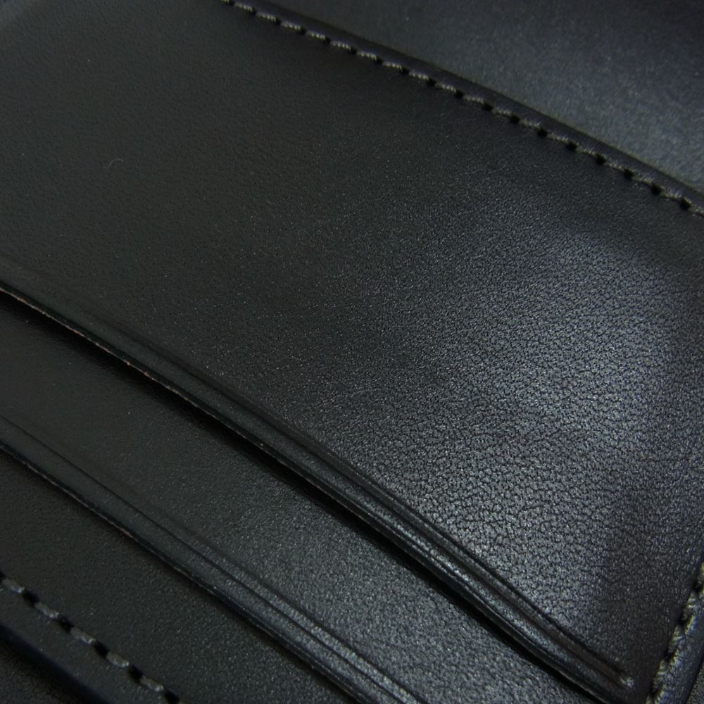 WILDSWANS ワイルドスワンズ タイガースブラザーズ別注 SP-ENO-HC-EB シェルコードバン ENO イーノ サドルプルアップ ウォレット イングリッシュブライドル ブラック系【極上美品】【中古】