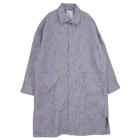 SHAREEF シャリーフ 21713025 ロング シャツ ジャケット グレー系 1【中古】