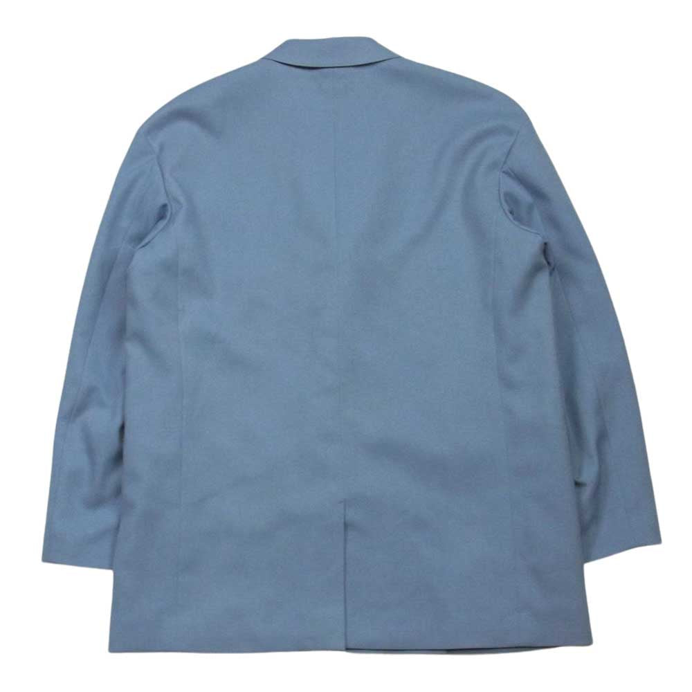 SHAREEF シャリーフ DOUBLE JK ドロップショルダー ダブル ジャケット 日本製 ライトブルー系 グレイッシュライトブルー系【中古】