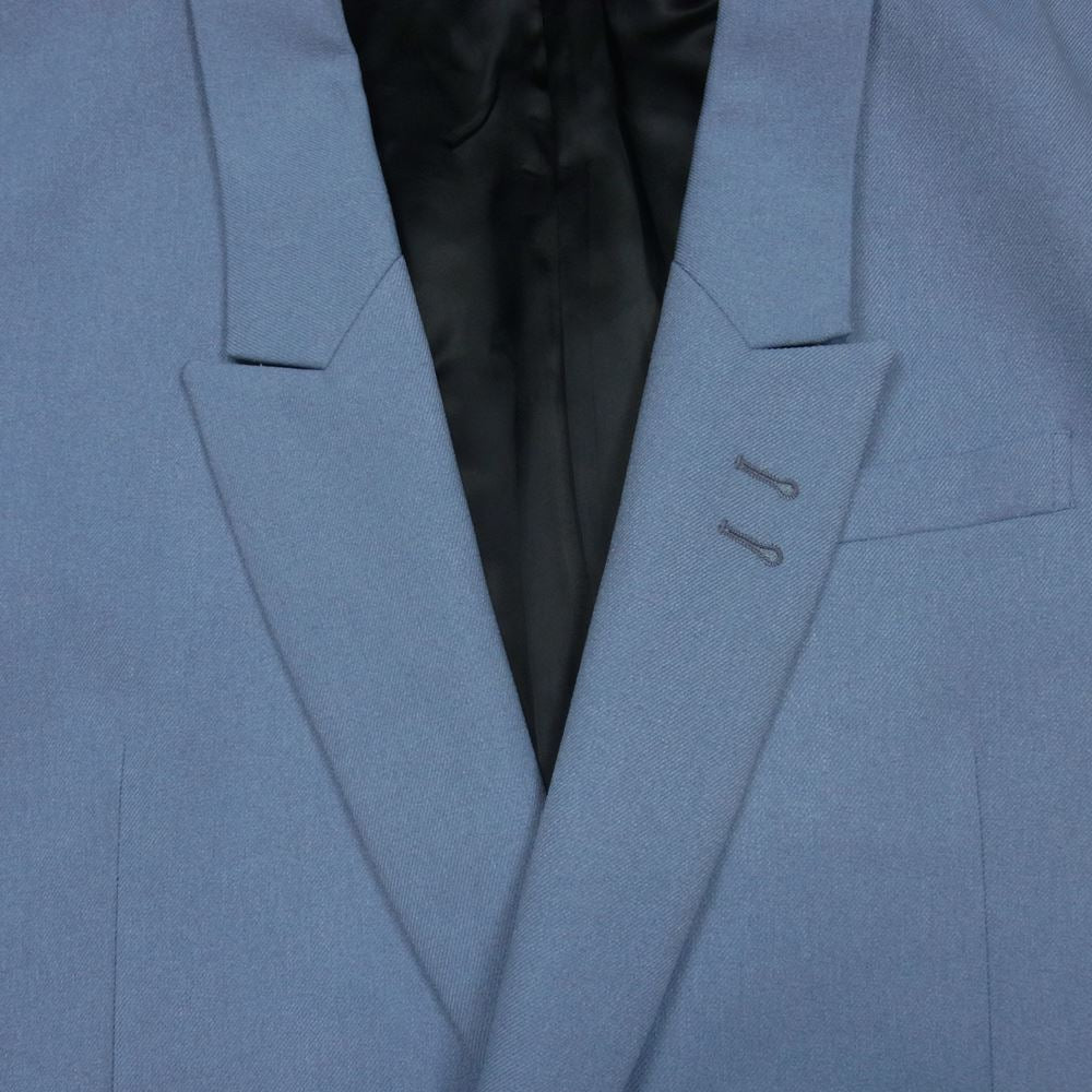 SHAREEF シャリーフ DOUBLE JK ドロップショルダー ダブル ジャケット 日本製 ライトブルー系 グレイッシュライトブルー系【中古】